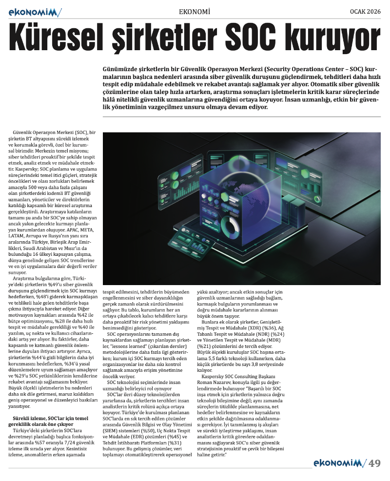EKONOMİM 2026 OCAK sayısında:
