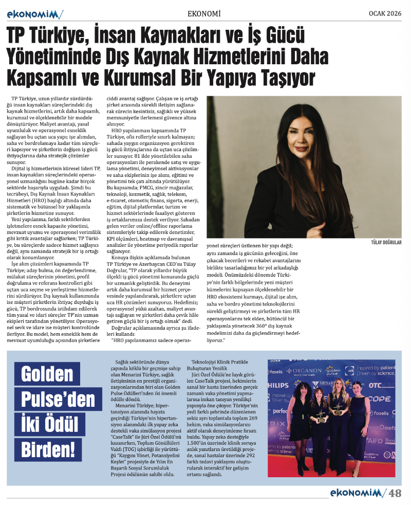 EKONOMİM 2026 OCAK sayısında: