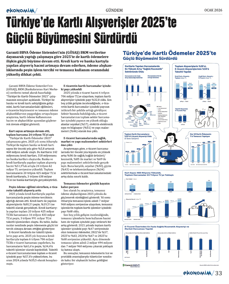 EKONOMİM 2026 OCAK sayısında: