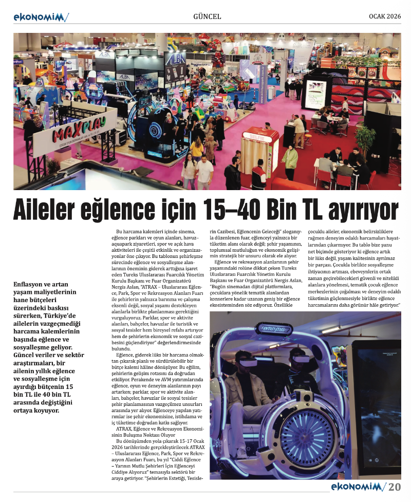 EKONOMİM 2026 OCAK sayısında: