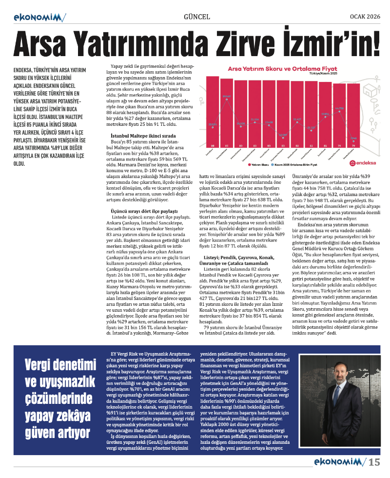 EKONOMİM 2026 OCAK sayısında: