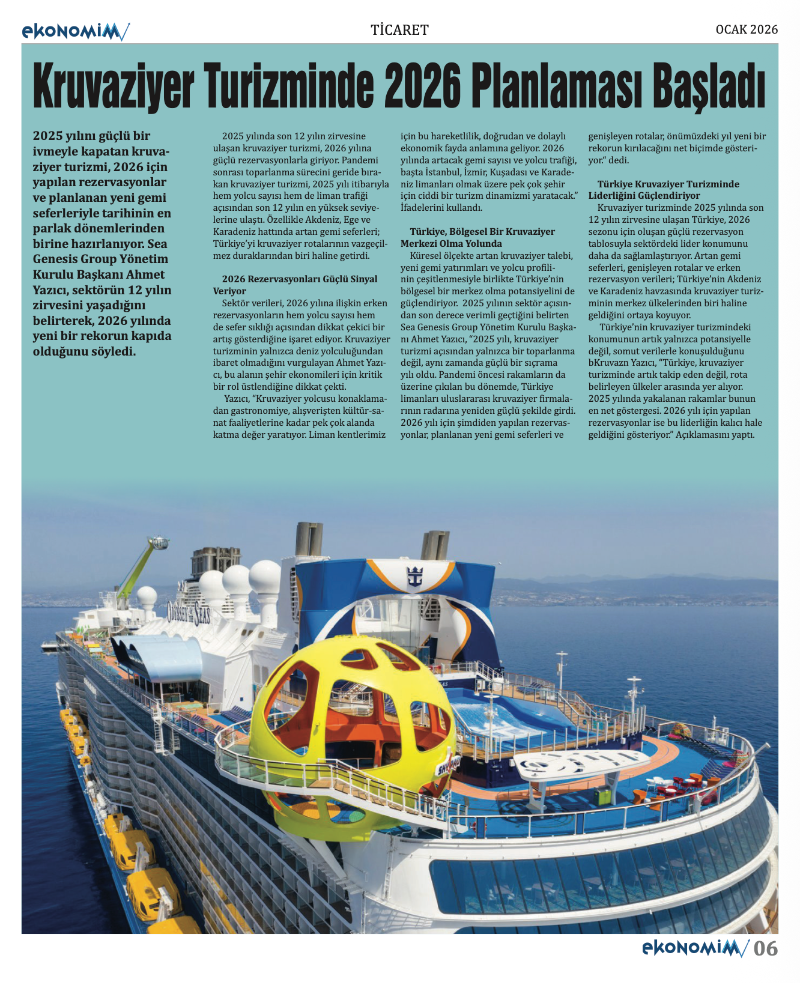 EKONOMİM 2026 OCAK sayısında: