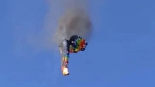 Brezilya'da sıcak hava balonu düştü: 8 ölü