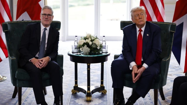 ABD Başkanı Trump, İngiltere Başbakanı Starmer ile görüştü