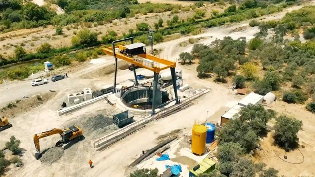 Hatay'a 180 bin metreküp kapasiteli su tünelini inşa ediliyor