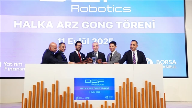 Gong DOF Robotik Sanayi AŞ için çaldı