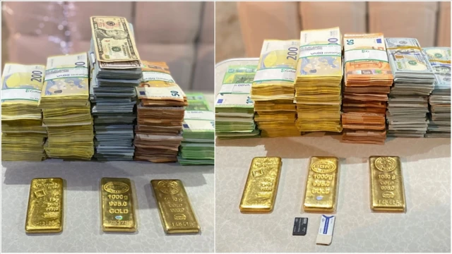Manavgat Belediyesinde saklanmış altın ve döviz ele geçirildi
