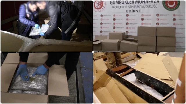 525 kilogram uyuşturucuya el konuldu
