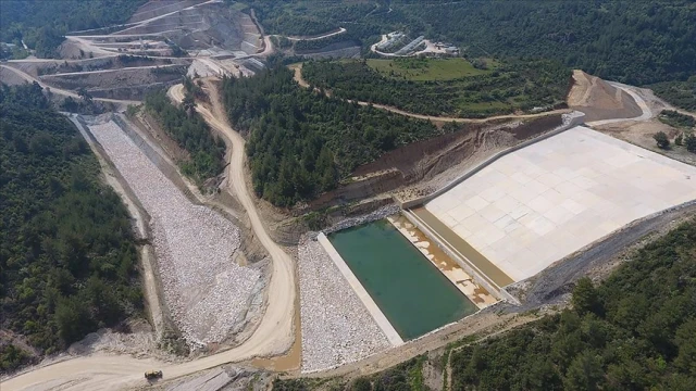 Girme Barajı'nda su tutulmaya başlandı