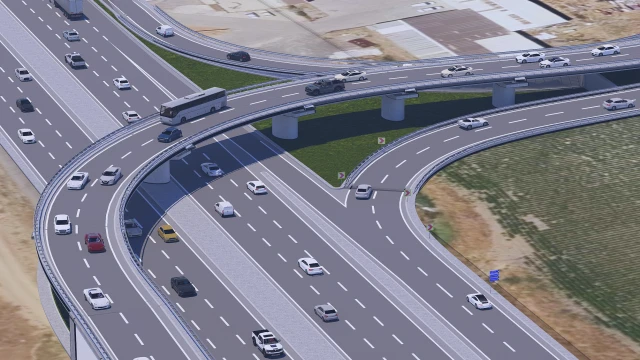Modern köprülü kavşak projesi geliyor