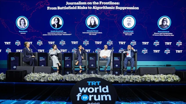 TRT World Forum 2025'te "cephede gazetecilik" ele alındı