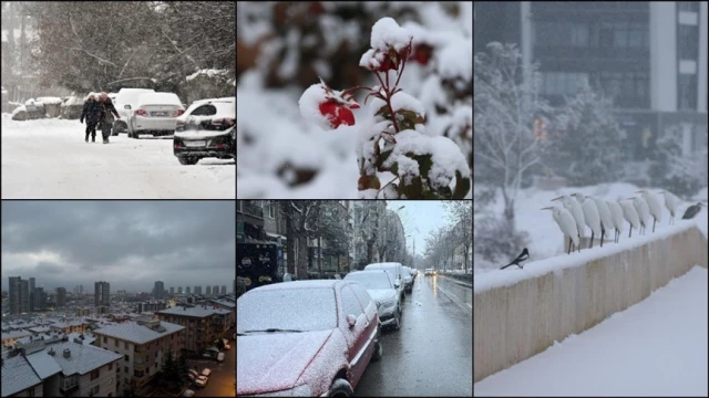 Bazı illerde kar etkili oluyor