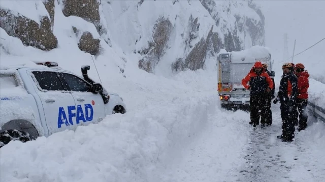 AFAD, bazı iller için çığ uyarısında bulundu
