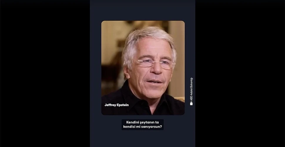 Epstein'in röportajında, "İlluminati benzeri" dikkati çekti