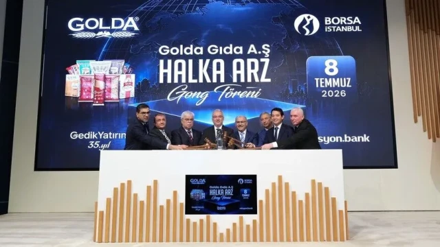 Borsa İstanbul'da gong Golda Gıda Sanayi ve Ticaret AŞ için çaldı