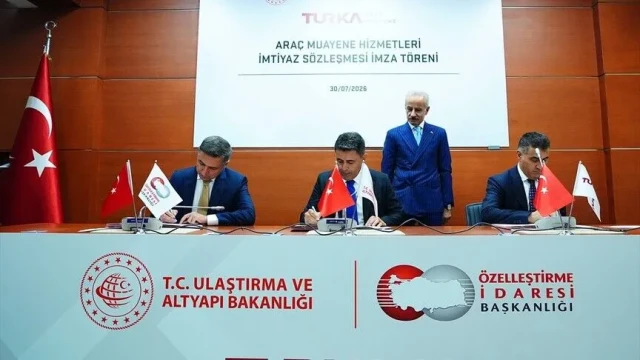Turka araç muayene imtiyaz sözleşmesi imzaladı