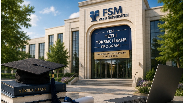 FSM Vakıf Üniversitesinden yeni Tezli Yüksek Lisans programı açıldı