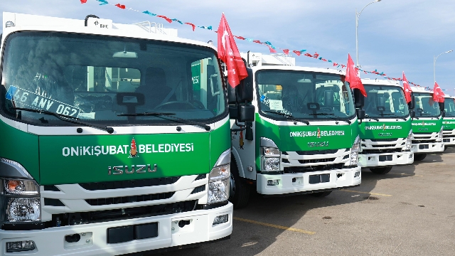 Onikişubat belediyesinden 200 Milyon TL’lik 30 Yeni Hizmet Aracı