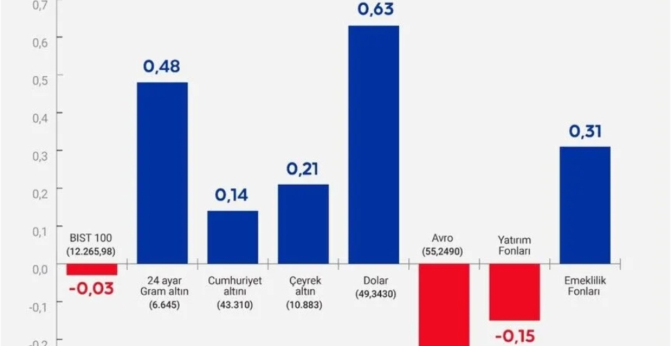Bu hafta yatırım araçlarının performansı