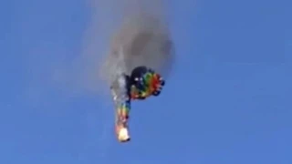 Brezilya'da sıcak hava balonu düştü: 8 ölü