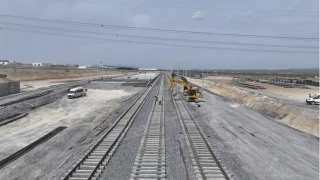 Demir yolu lojistik merkezinin yüzde 70'i tamamlandı