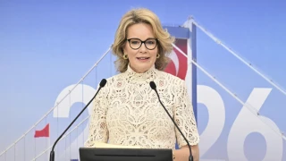 Kraliçesi Mathilde'nin ziyaretinde üst düzey ekonomi
