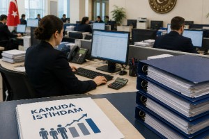 Kamuda istihdam 5,4 milyonu aştı
